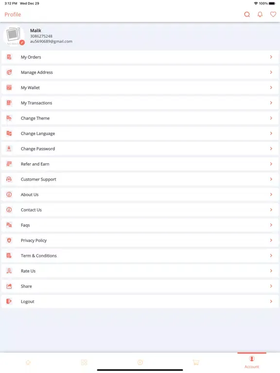 Kanya Shoppy iPad  Screenshots