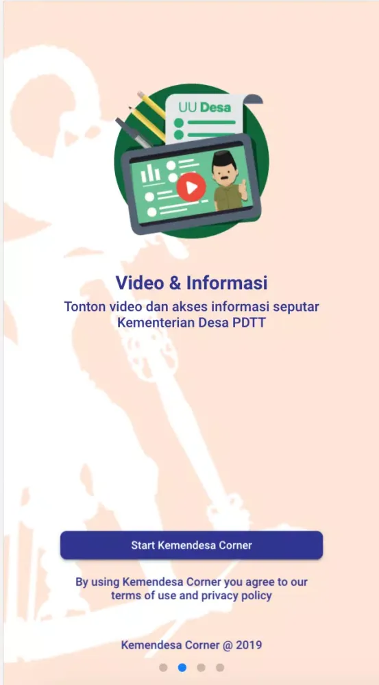 ภาพหน้าจอของ Kemendesa Corner