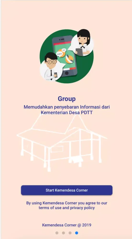 ภาพหน้าจอของ Kemendesa Corner