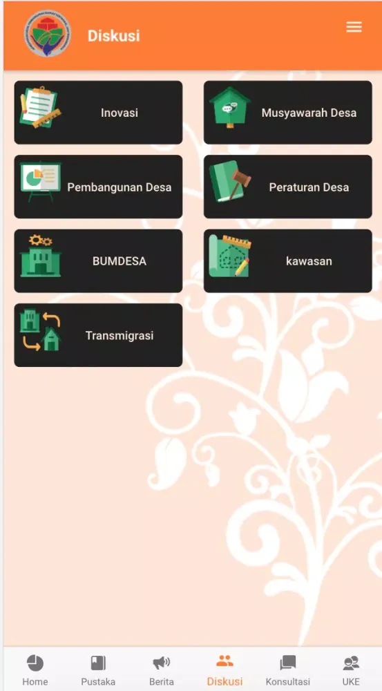 ภาพหน้าจอของ Kemendesa Corner