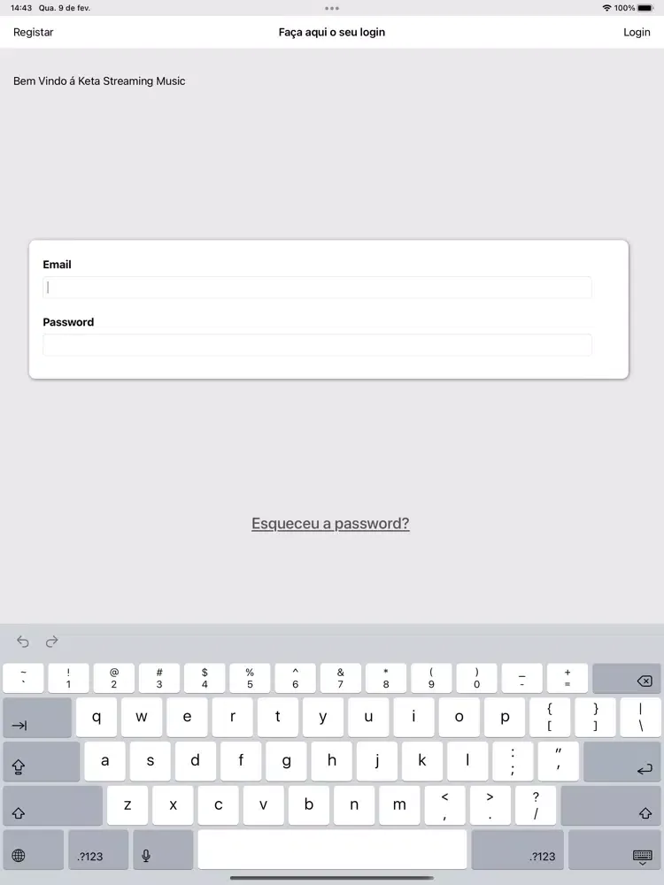 Keta - Streaming Music iPad 应用截图