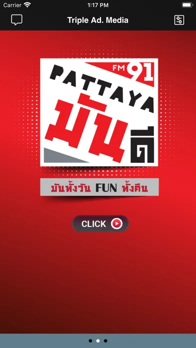 Capturas de tela do City Radio Pattaya