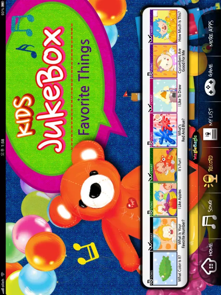 Capturas de pantalla de Kids Juke Box HD - Favorite things iPad 