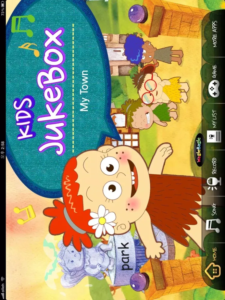 Kids Juke Box – My town HD iPad 应用截图