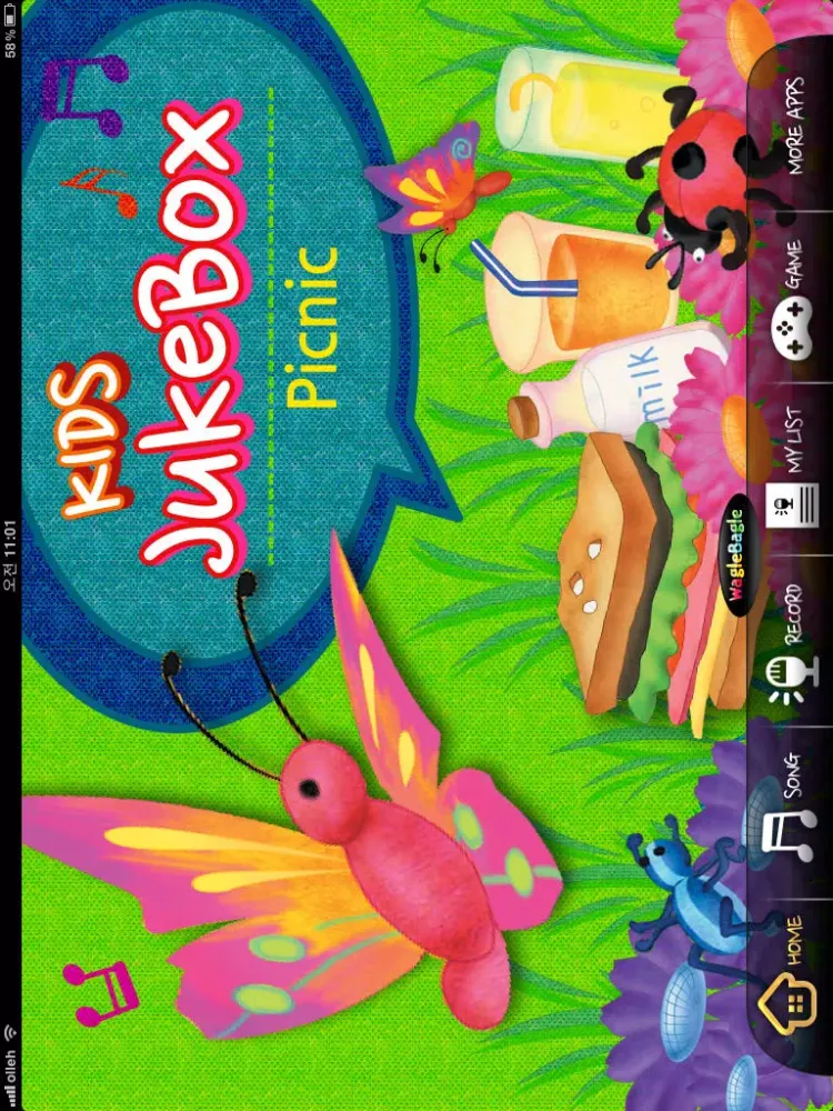Screenshot di Kids Juke Box HD - Picnic iPad 