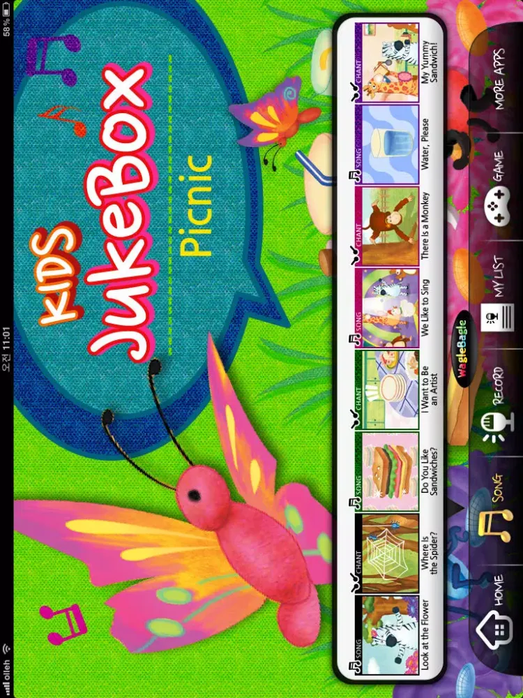 Screenshot di Kids Juke Box HD - Picnic iPad 