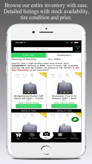 Capturas de pantalla de King Tire