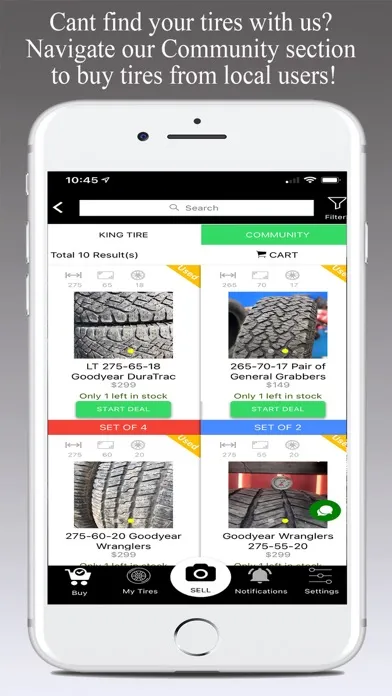 Capturas de pantalla de King Tire