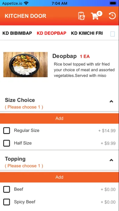 Screenshot di Kitchen Door Deli