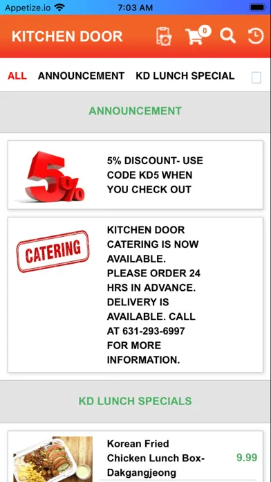 Screenshot di Kitchen Door Deli