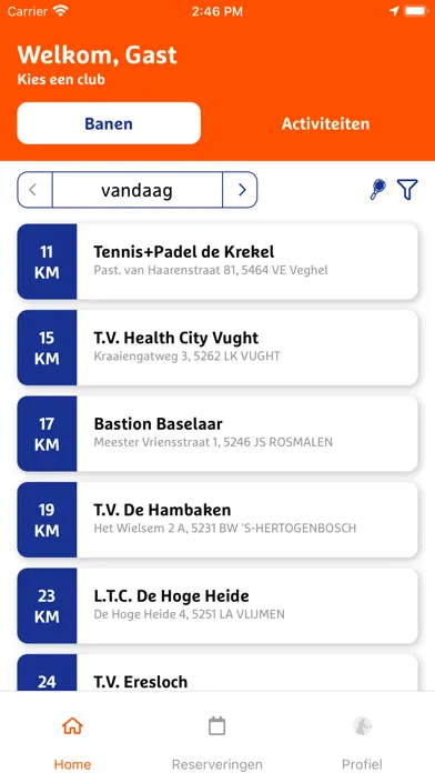 Zrzuty ekranu KNLTB Meet & Play