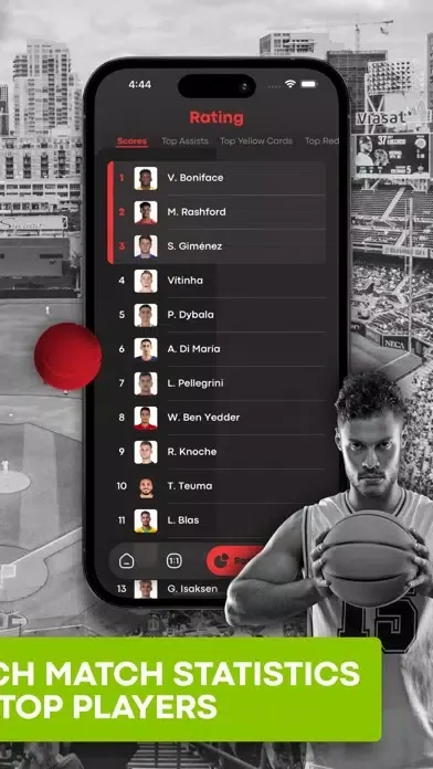 Tangkapan skrin BetOnline - Sport Matchboard