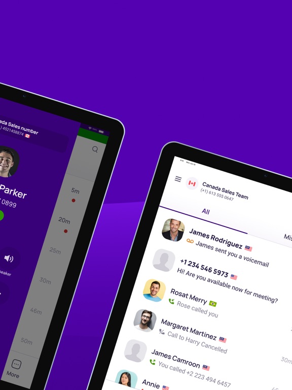 Скриншоты KrispCall: Second Phone Number iPad 