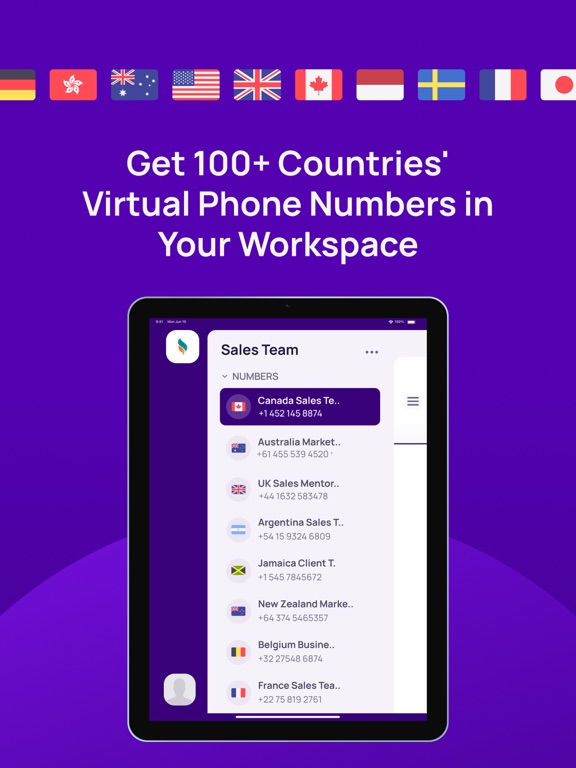 Скриншоты KrispCall: Second Phone Number iPad 