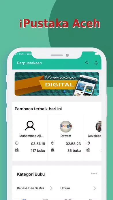 Captures d'écran de iPustaka Aceh