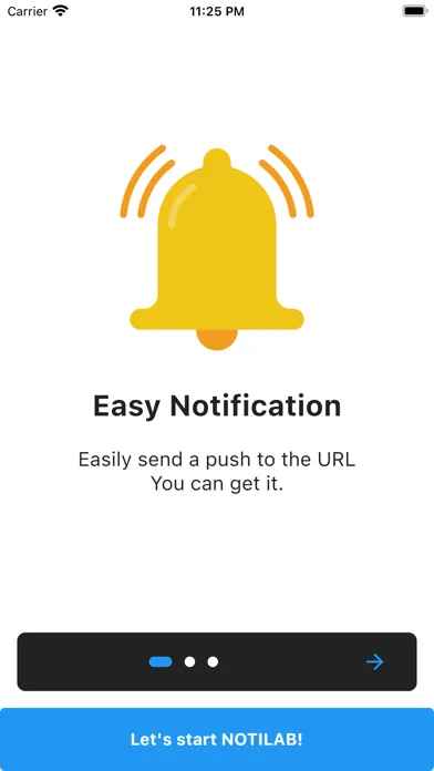 NOTILAB - URL Push Send App Screenshots