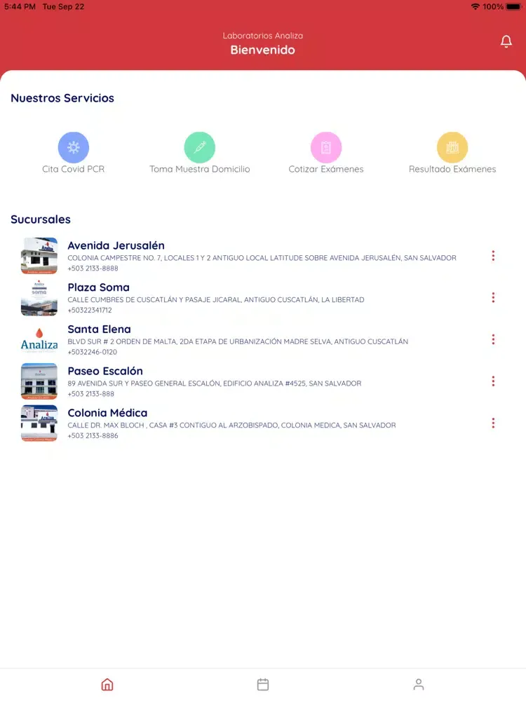 Laboratorios Analiza iPad 应用截图