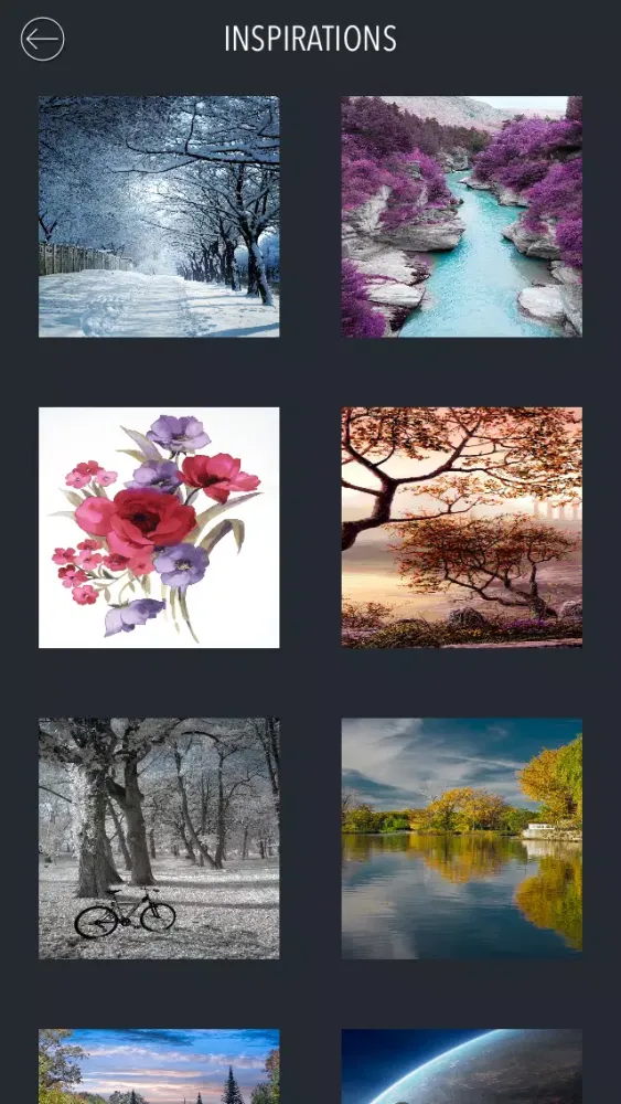 Tangkapan skrin MixCam – Apply cool textures over your photos