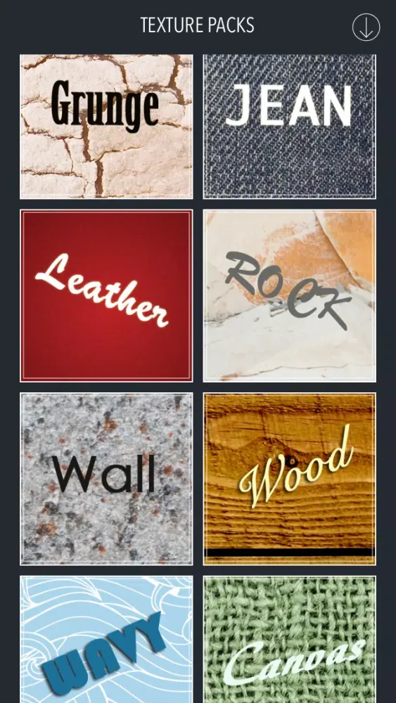 Tangkapan skrin MixCam – Apply cool textures over your photos