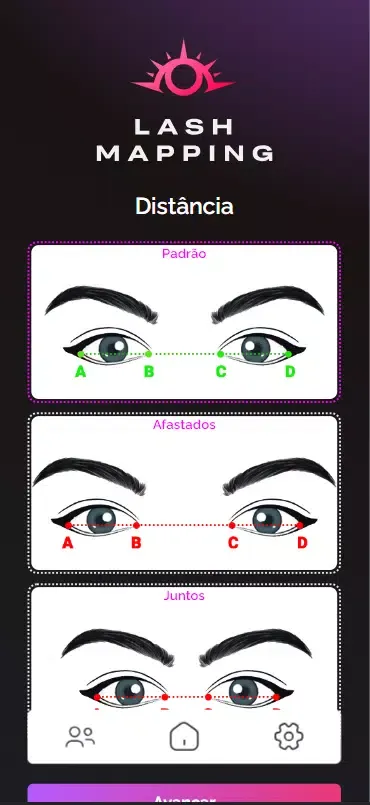 Lash Mapping Screenshots