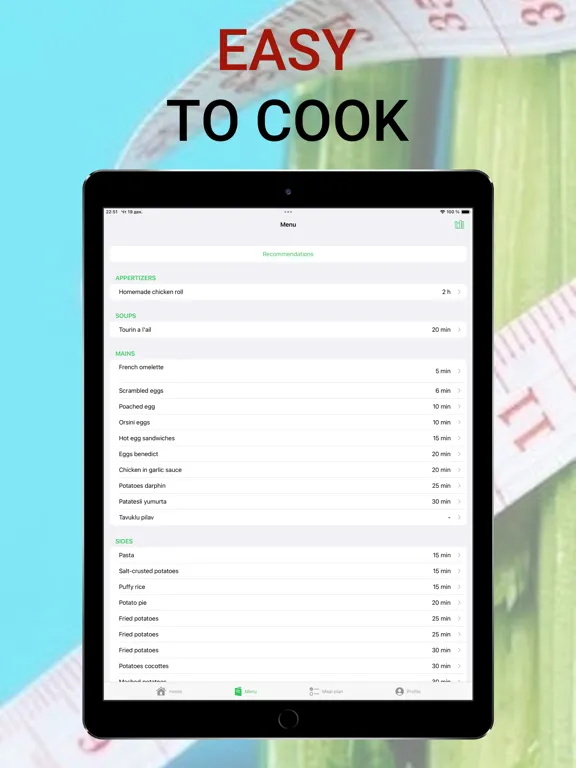 Leaf-Menu: Free Meal Plan AI iPad  سکرین شاٹس
