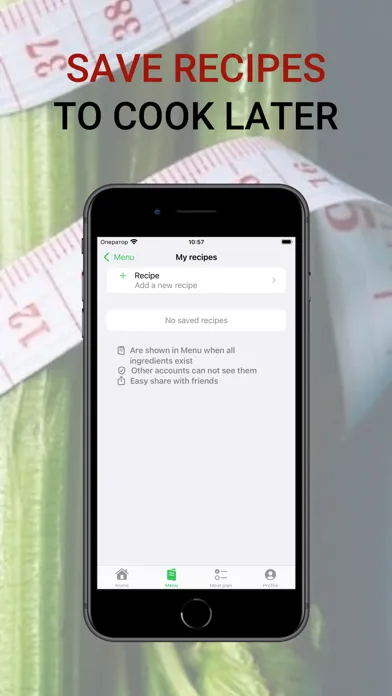 Leaf-Menu: Free Meal Plan AI سکرین شاٹس