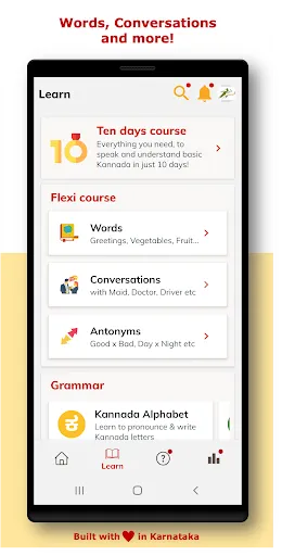 ภาพหน้าจอของ Learn Kannada SmartApp