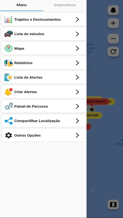 Capturas de tela do Lider Tracker 2.0