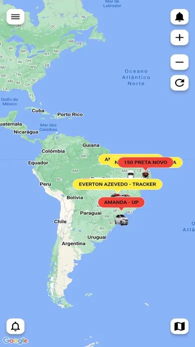 Capturas de tela do Lider Tracker 2.0