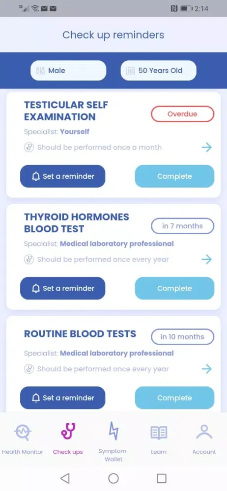 Lifepal Screenshots