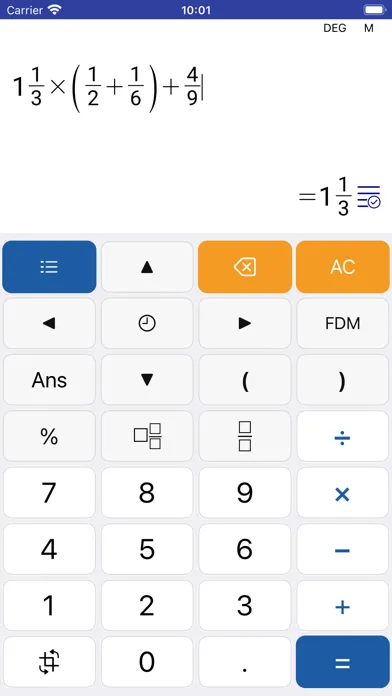 Fraction Calculator - Math Cal Screenshots