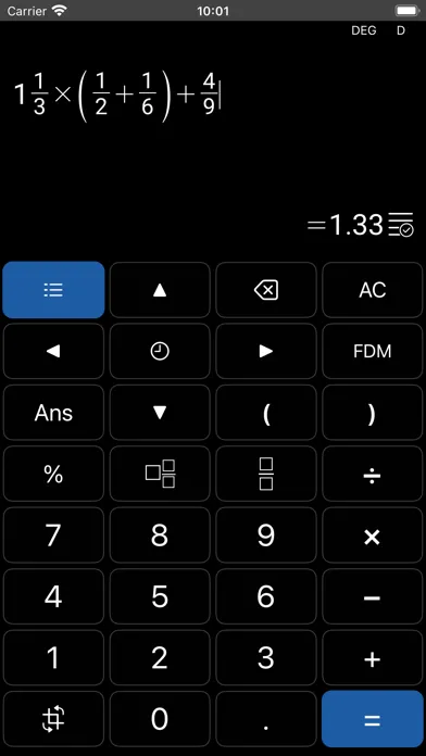 Fraction Calculator - Math Cal Screenshots
