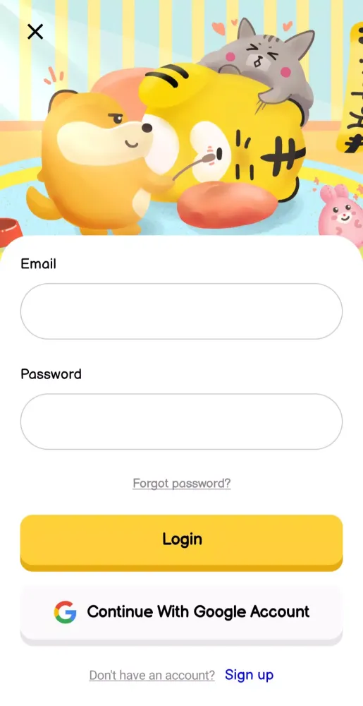 Tangkapan layar LingoPets