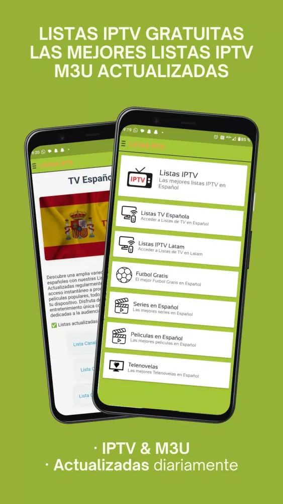 Listas IPTV Screenshots
