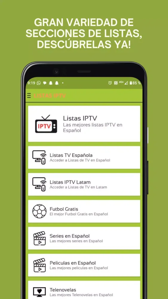Listas IPTV Screenshots