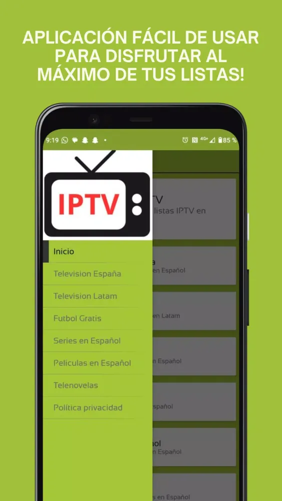 Listas IPTV Screenshots