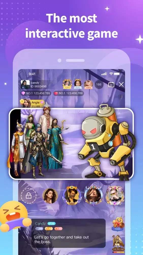 Скриншоты Pocket Chat - صوت ودردشة