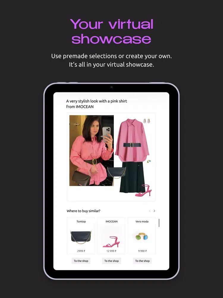 UMA.link for influencers iPad  Screenshots