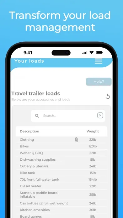 LoadMate Travel Trailer Towing スクリーンショット