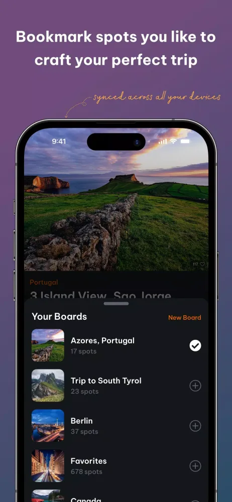 Скриншоты Bucket List & Trip Planner