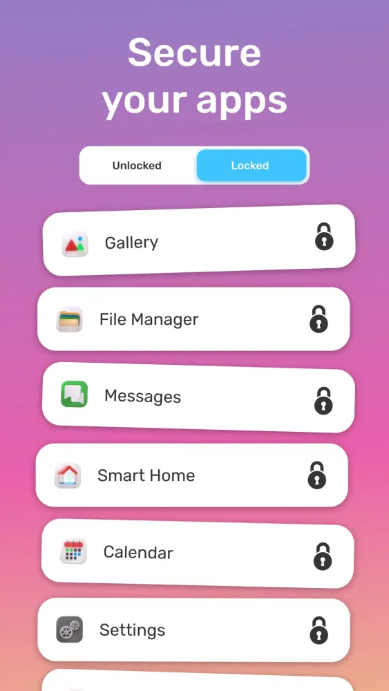 AppLock Screenshots