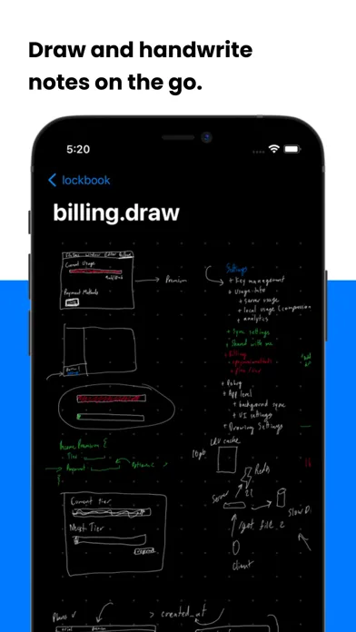 Lockbook Screenshots