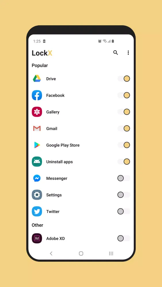 LockX Screenshots