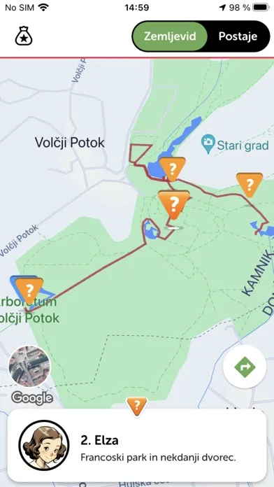 Ảnh chụp màn hình của Arboretum Volčji Potok