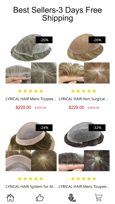 Capturas de tela do Shop Lordhair Store