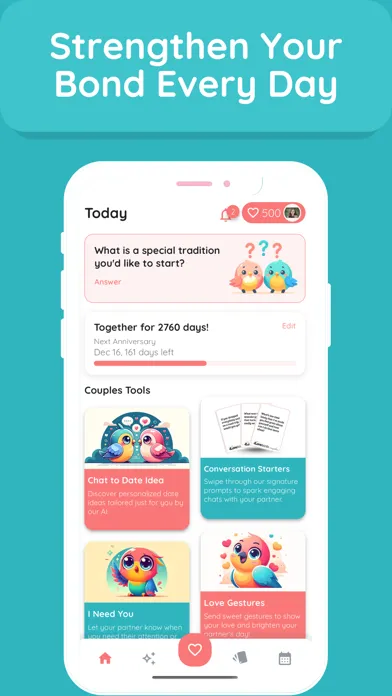 Скриншоты 4Lovebirds: Relationship app