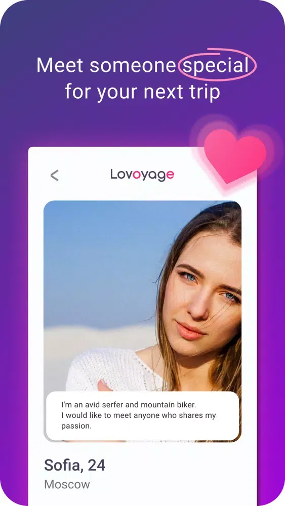 Zrzuty ekranu Lovoyage - Chat, Meet, Travel