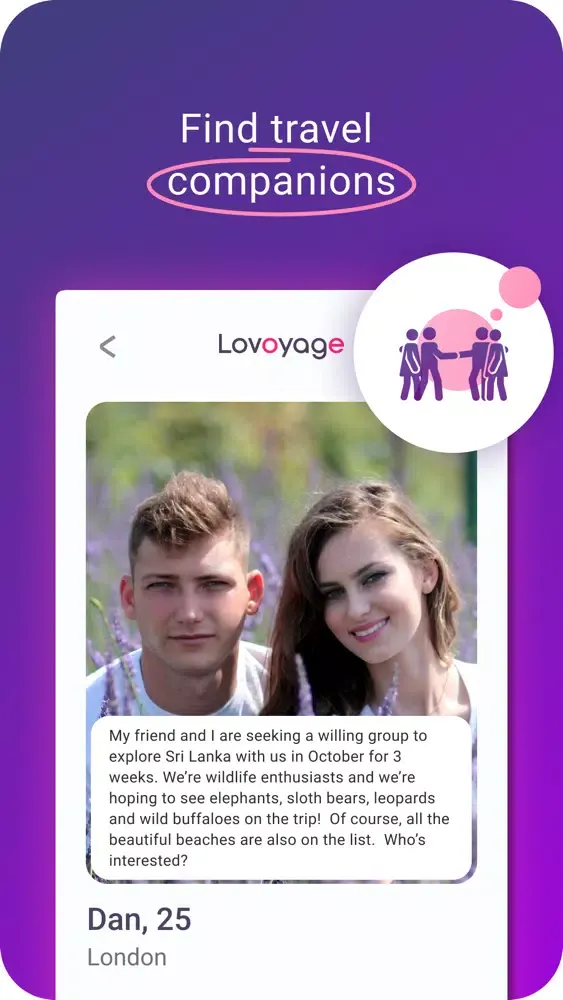 Zrzuty ekranu Lovoyage - Chat, Meet, Travel