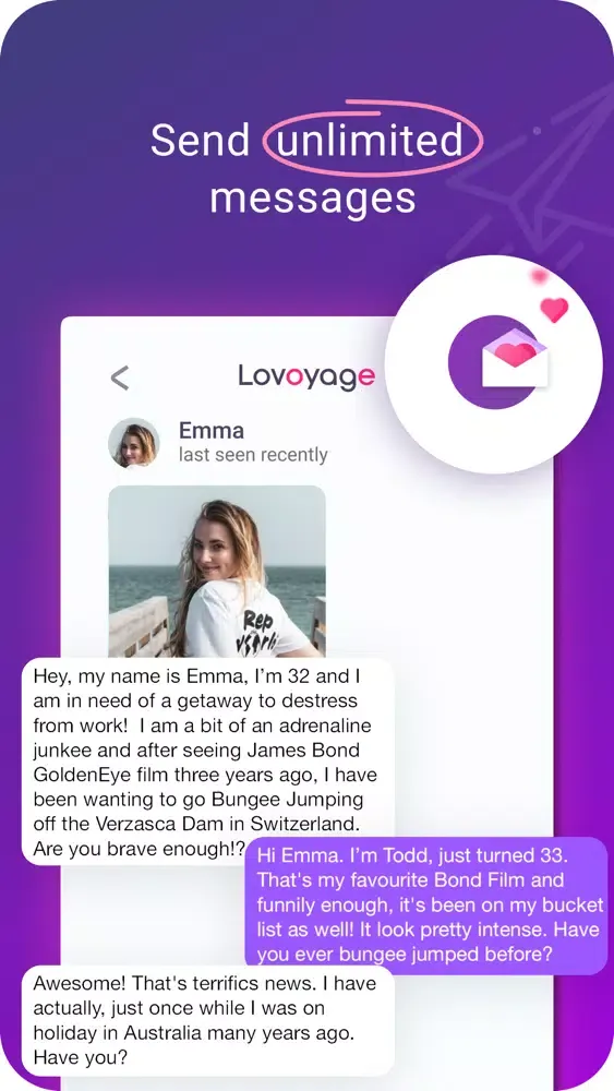 Zrzuty ekranu Lovoyage - Chat, Meet, Travel