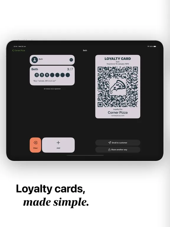 Loyalty Pro iPad  سکرین شاٹس